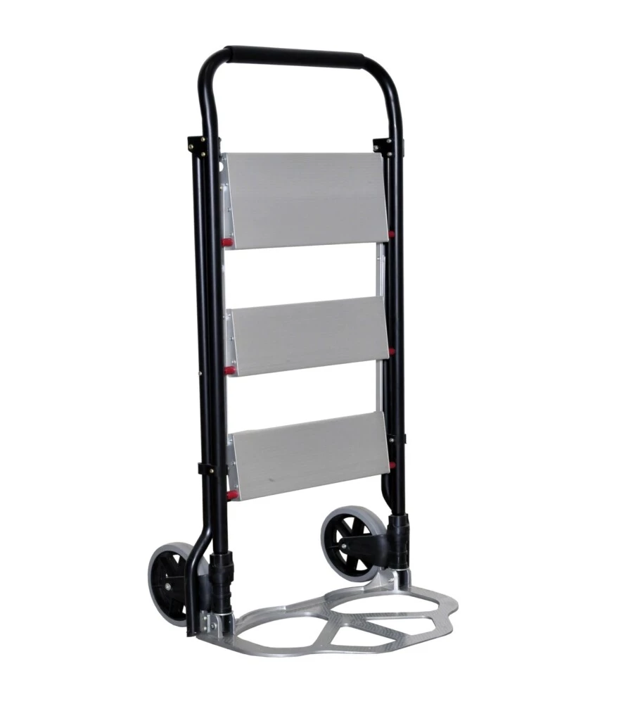 Scala-carrello con doppia funzione, portata 160 kg - grima